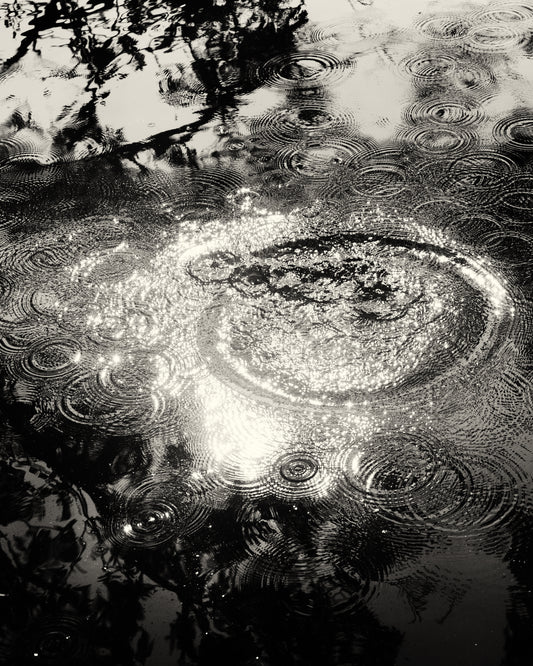 Ripples on Water with Sunlight     - Fineart archival print, wallart