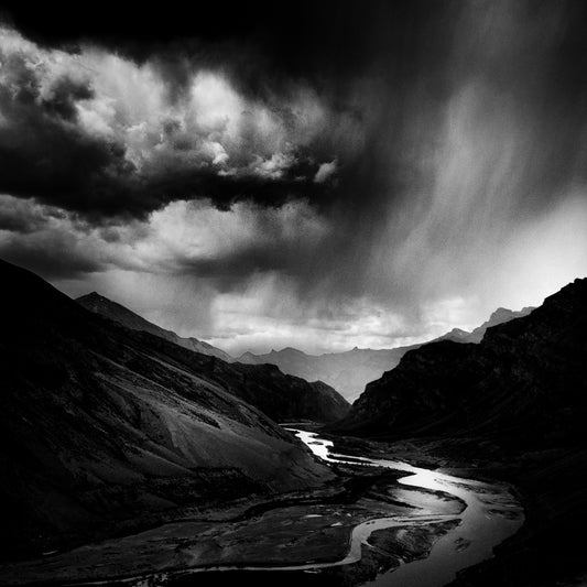 Beautiful Indus River in Ladakh  - Fineart archival print, wallart