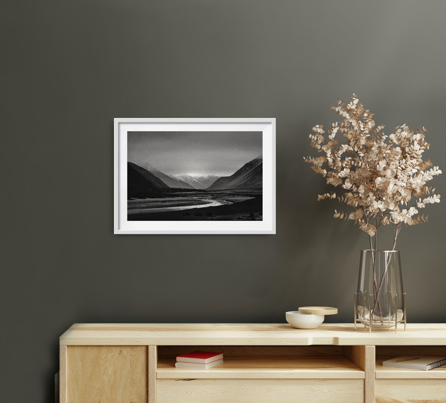 Shayok River in Ladakh - Fineart archival print, wallart