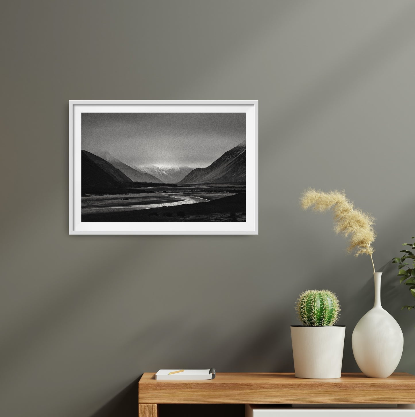 Shayok River in Ladakh - Fineart archival print, wallart