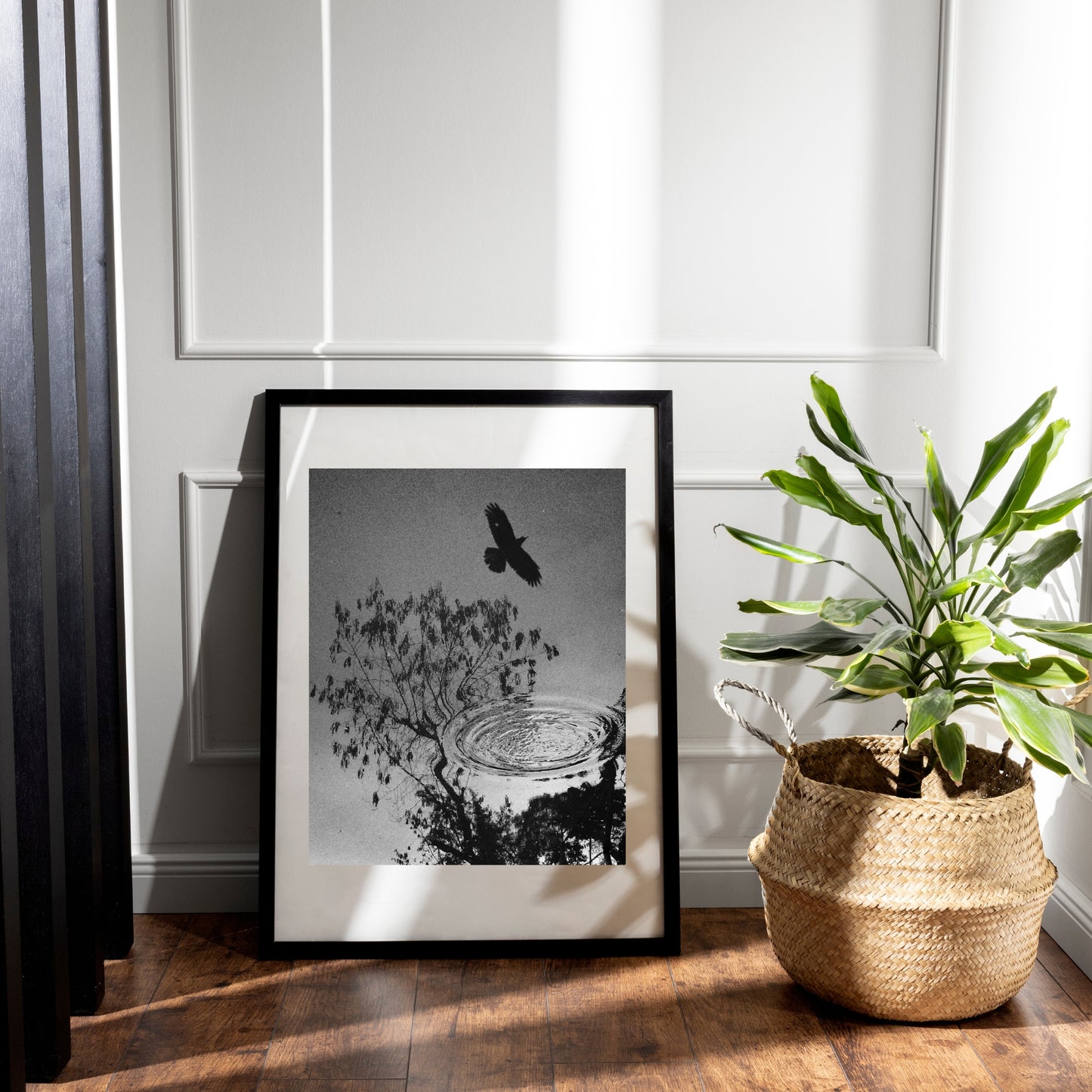 Reflection of a Raven and Tree   - Fineart archival print, wallart