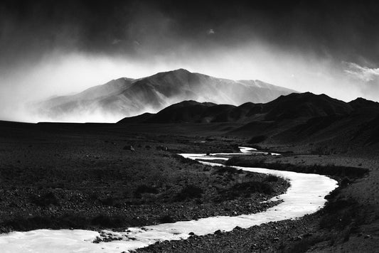 Frozen river in Ladakh