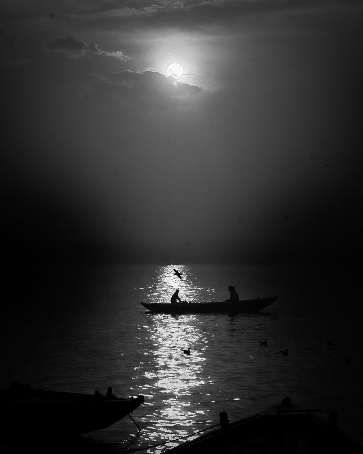 Night over Ganges, Varanasi